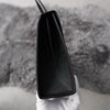 1990's Emboss Cassandra Logo Leather Hand Bag