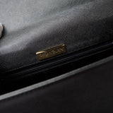 1990's Emboss Cassandra Logo Leather Hand Bag - NEWSED