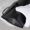 1990's Emboss Cassandra Logo Leather Hand Bag