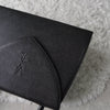 1990's Emboss Cassandra Logo Leather Hand Bag