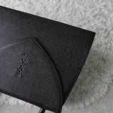 1990's Emboss Cassandra Logo Leather Hand Bag - NEWSED