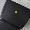 1990's Emboss Cassandra Logo Leather Hand Bag