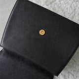 1990's Emboss Cassandra Logo Leather Hand Bag - NEWSED