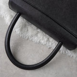 1990's Emboss Cassandra Logo Leather Hand Bag - NEWSED