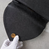 1990's Emboss Cassandra Logo Leather Hand Bag - NEWSED