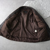 1990's Embossing Cassandra Logo Leather Jacket - NEWSED