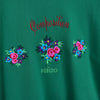 1990's Flower Embroidery Sweatshirt