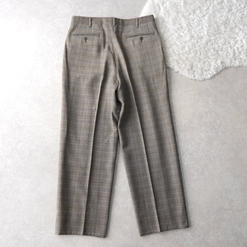 1990's Glen Check Trousers - NEWSED
