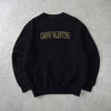 1990's Glittery Logo Embroidery Sweatshirt