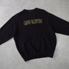 1990's Glittery Logo Embroidery Sweatshirt