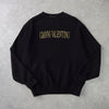 1990's Glittery Logo Embroidery Sweatshirt