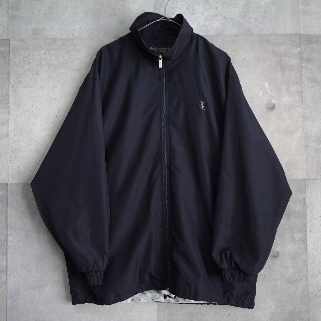 1990's Gold Logo Embroidery Nylon Jacket