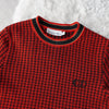 1990's Houndstooth Pattern Knit Ensemble
