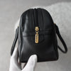 1990's Leather Mini Boston Bag