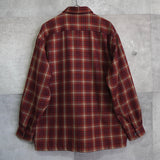 1990's Logo Embroidery Check Shirt - NEWSED