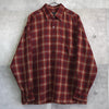 1990's Logo Embroidery Check Shirt