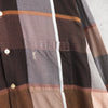 1990's Logo Embroidery Check Shirt