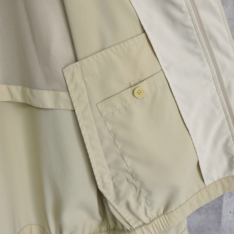 1990's Logo Embroidery Nylon Jacket - NEWSED