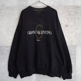 1990's Logo Embroidery Oversize Sweatshirt - NEWSED