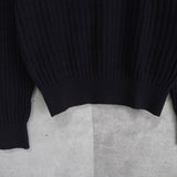 1990's Logo Embroidery Patch Cable Sweater - NEWSED