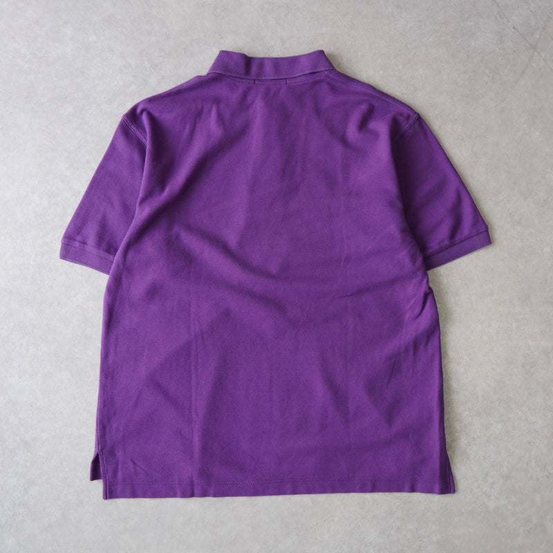 1990's Logo Embroidery Polo Shirt - NEWSED