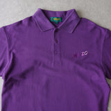 1990's Logo Embroidery Polo Shirt - NEWSED