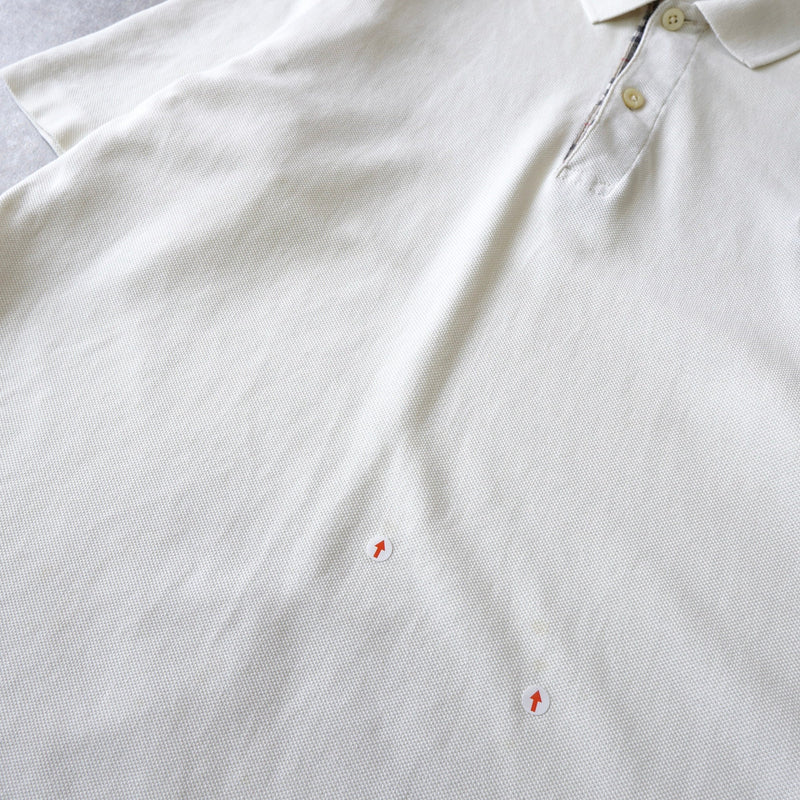1990's Logo Embroidery Polo Shirt - NEWSED
