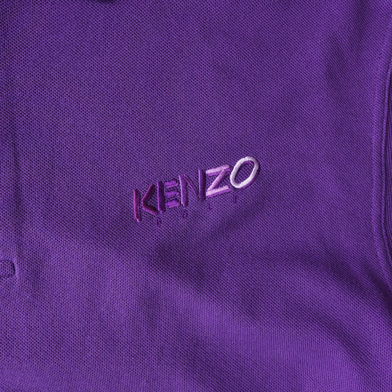 1990's Logo Embroidery Polo Shirt - NEWSED