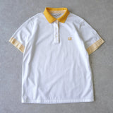 1990's Logo Embroidery Polo Shirt - NEWSED