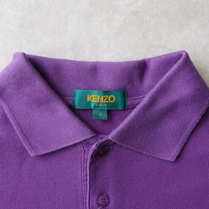 1990's Logo Embroidery Polo Shirt - NEWSED
