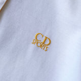 1990's Logo Embroidery Polo Shirt - NEWSED