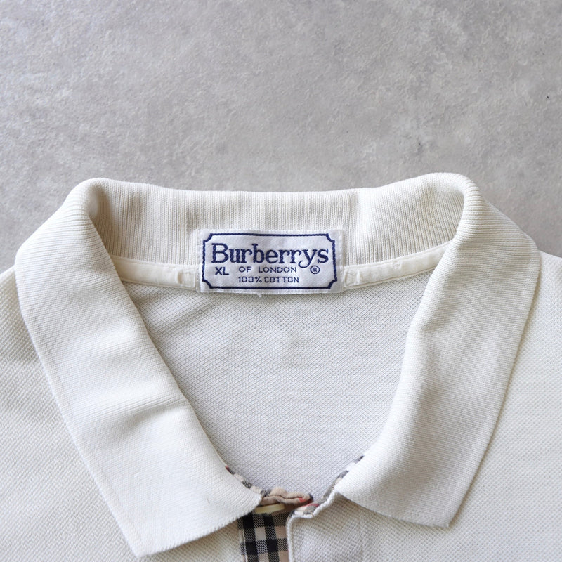 1990's Logo Embroidery Polo Shirt - NEWSED