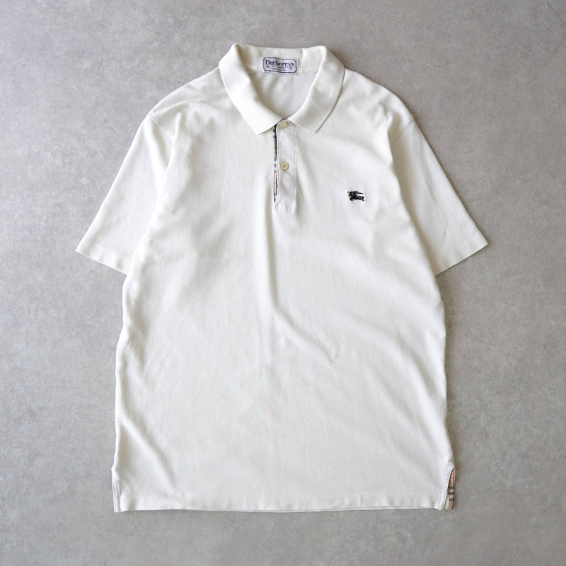 1990's Logo Embroidery Polo Shirt - NEWSED