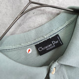 1990's Logo Embroidery Polo Shirt - NEWSED