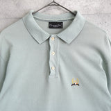 1990's Logo Embroidery Polo Shirt - NEWSED
