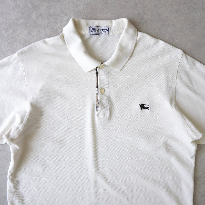 1990's Logo Embroidery Polo Shirt - NEWSED