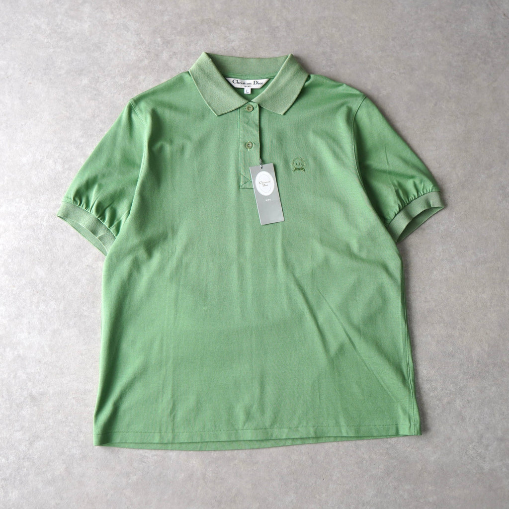 1990's Logo Embroidery Polo Shirt Dead Stock