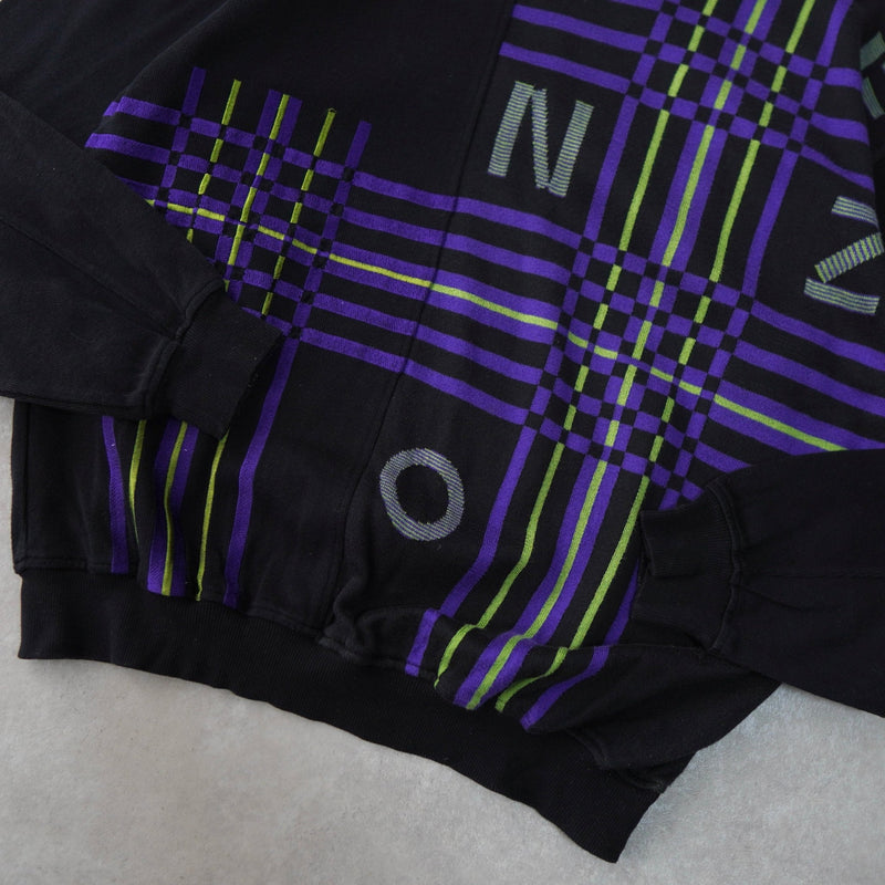 1990's Logo Embroidery Sweater - NEWSED