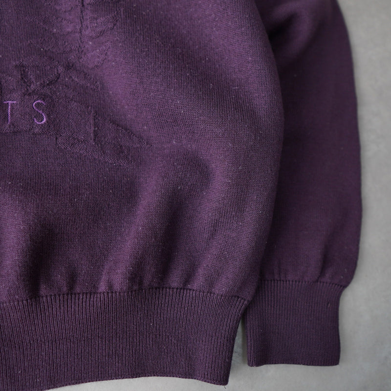 1990's Logo Embroidery Sweater - NEWSED