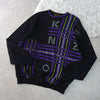 1990's Logo Embroidery Sweater