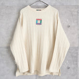1990's Logo Embroidery Sweater - NEWSED