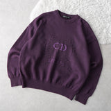 1990's Logo Embroidery Sweater - NEWSED