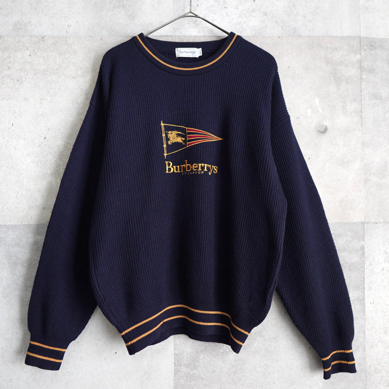 1990's Logo Embroidery Sweater - NEWSED