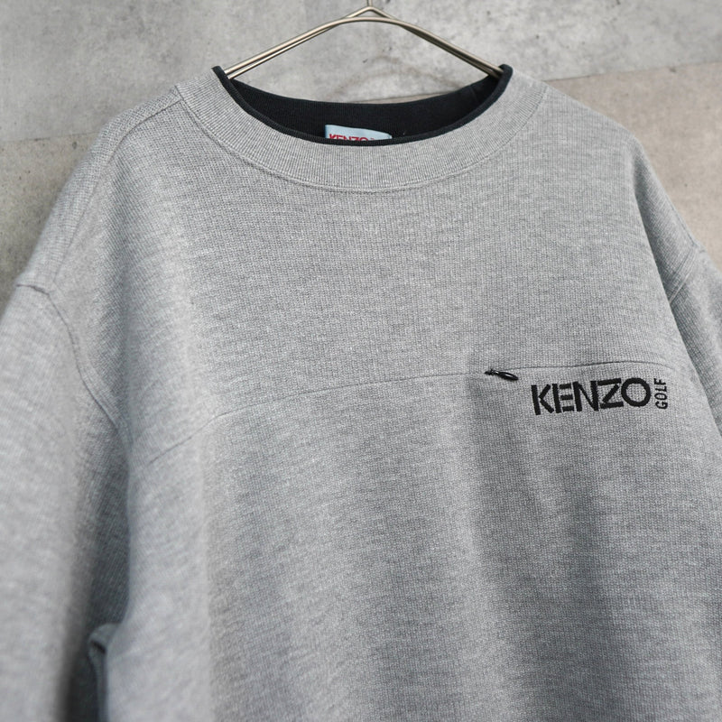 1990's Logo Embroidery Sweatshirt - NEWSED