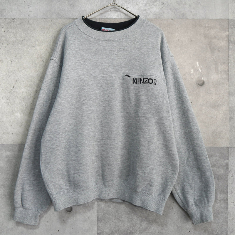 1990's Logo Embroidery Sweatshirt - NEWSED