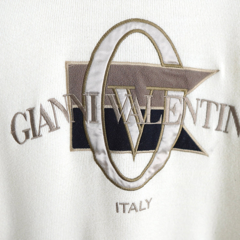 1990's Logo Embroidery Sweatshirt - NEWSED