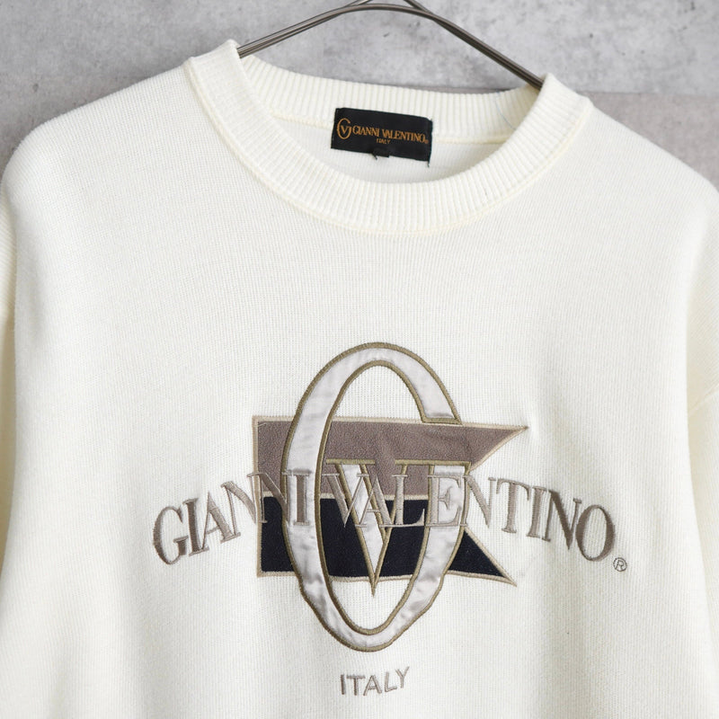 1990's Logo Embroidery Sweatshirt - NEWSED