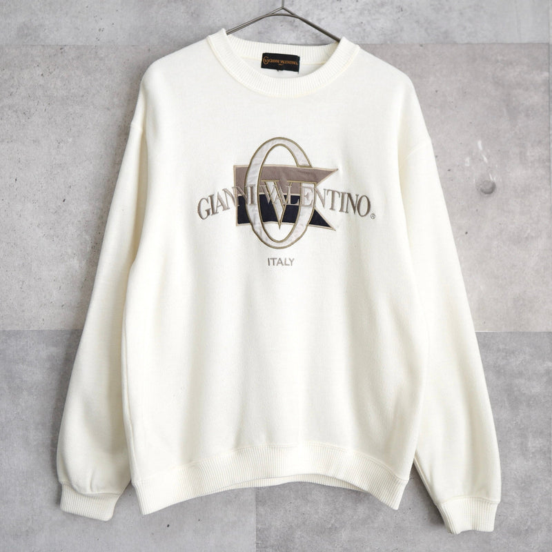 1990's Logo Embroidery Sweatshirt - NEWSED