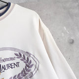 1990's Logo Embroidery Sweatshirt - NEWSED