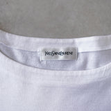 1990's Logo Embroidery Tee Shirt - NEWSED